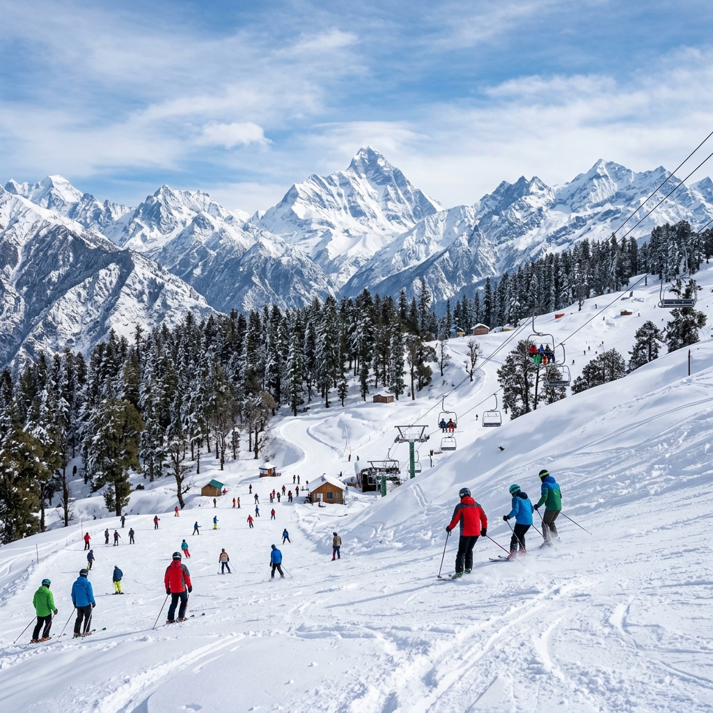 Auli Snow and Skiing Winter Expedition